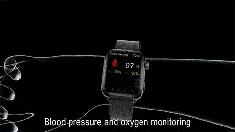 Smartwatch Health Monitoring Fitness Tracker Touchscreen Display - Image 8