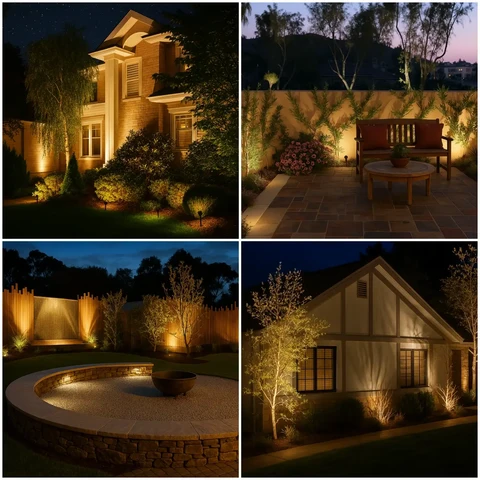 Solar Powered Garden Spotlight Outdoor Lighting and Decoration - Image 21