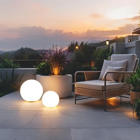 Spherical Outdoor Garden Light Patio Lawn and Pathway Illumination - Image 27