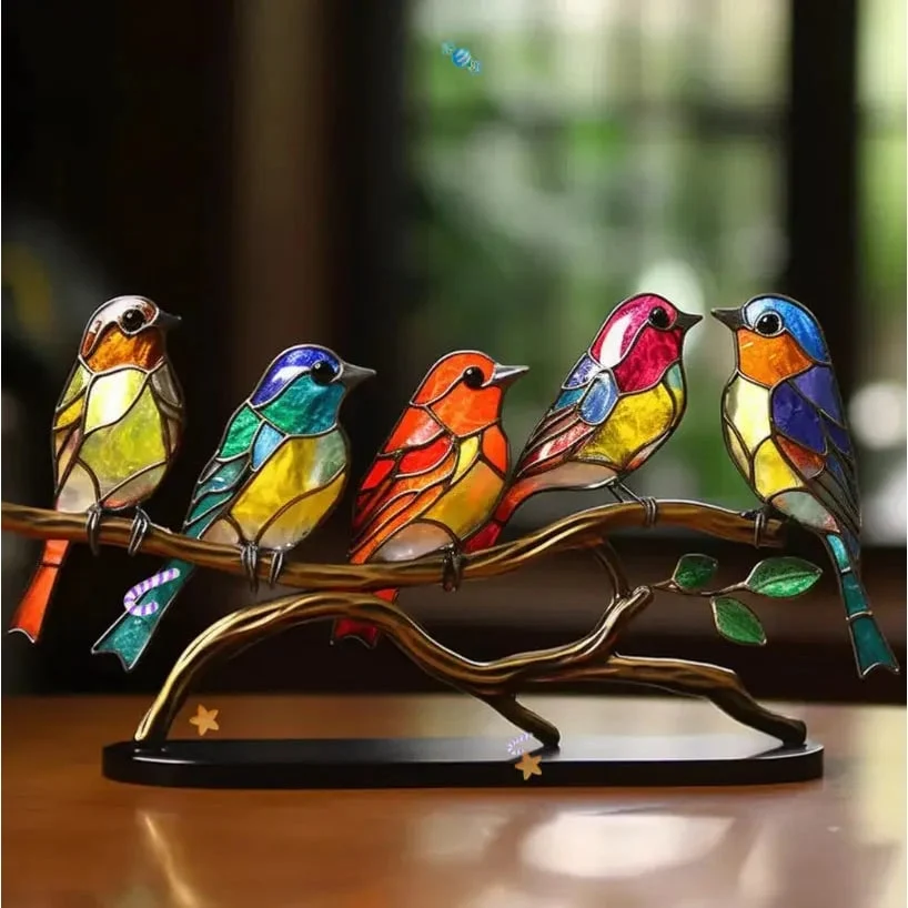 Window Suncatcher Stained Glass Hanging Decoration - Image 1